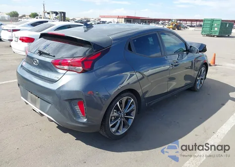 2019 Hyundai Veloster 2.0 Premium z USA, uszkodzony, nr VIN KMHTG6AF0KU015328